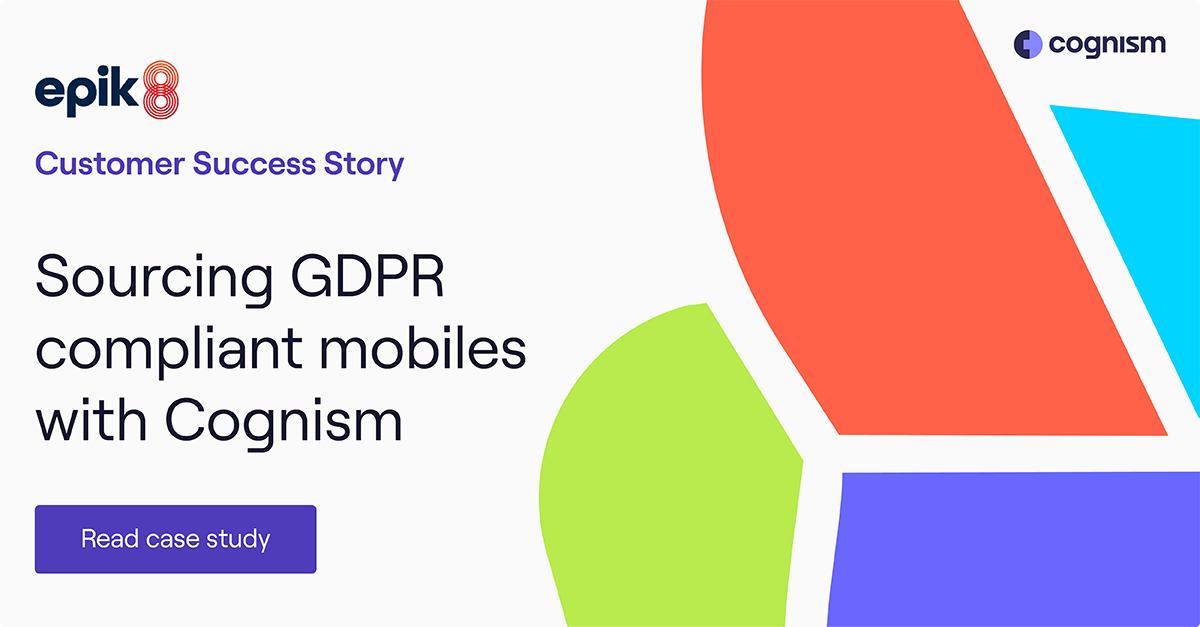 Sourcing GDPR compliant mobiles with Cognism